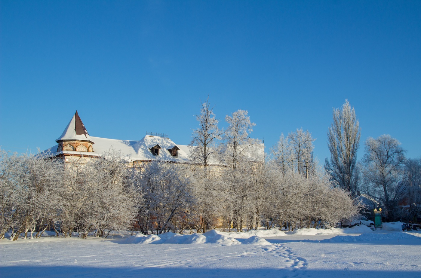 Зима в маленьком городе