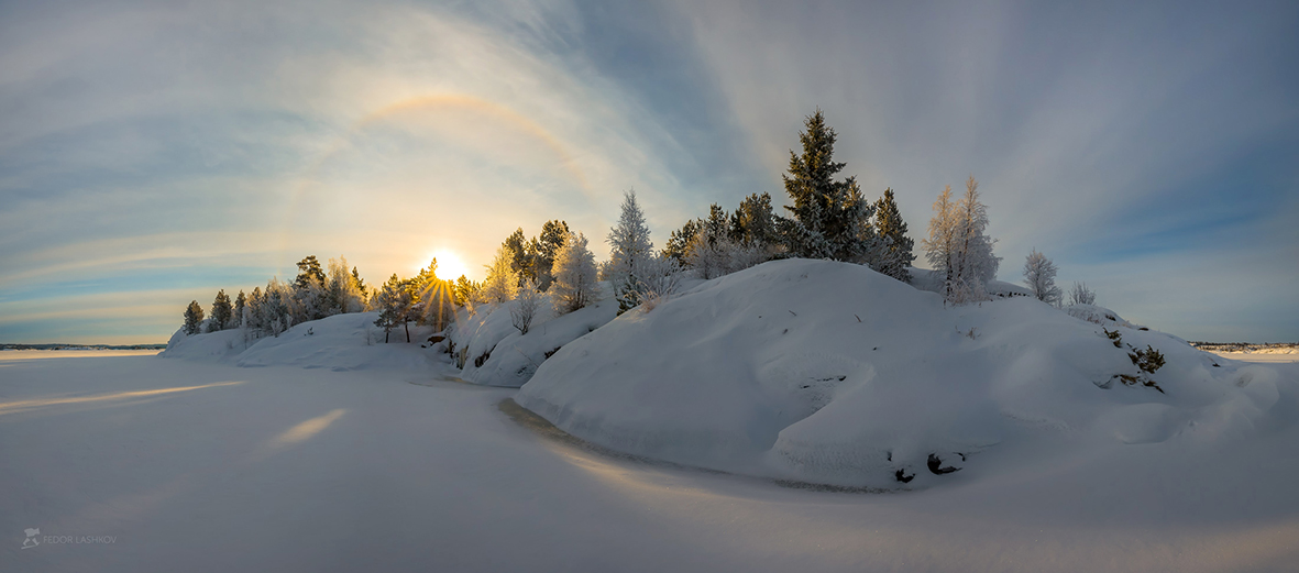 Заснеженный остров