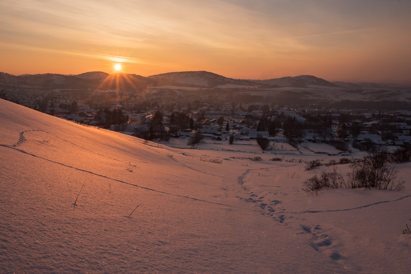 Оранжевое небо