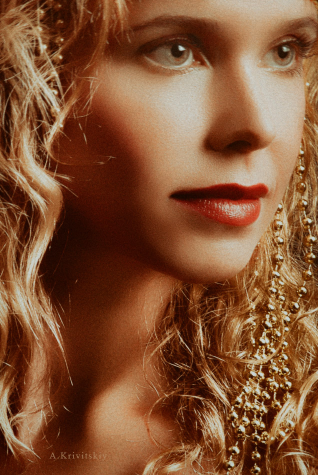 Fantasy portrait. School of portrait posing A. Krivitsky. (Country Studio).