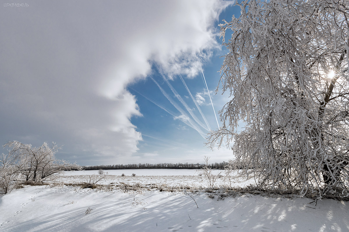 А вот и февраль спустился к нам на парашюте