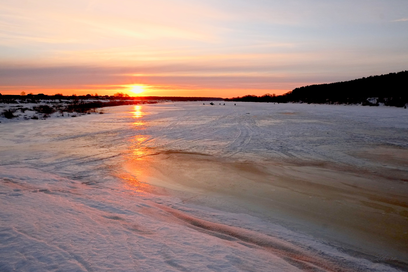 Весенний рассвет.