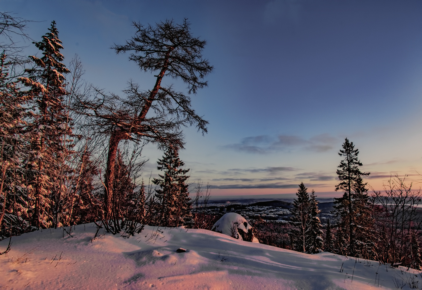 Розовое утро