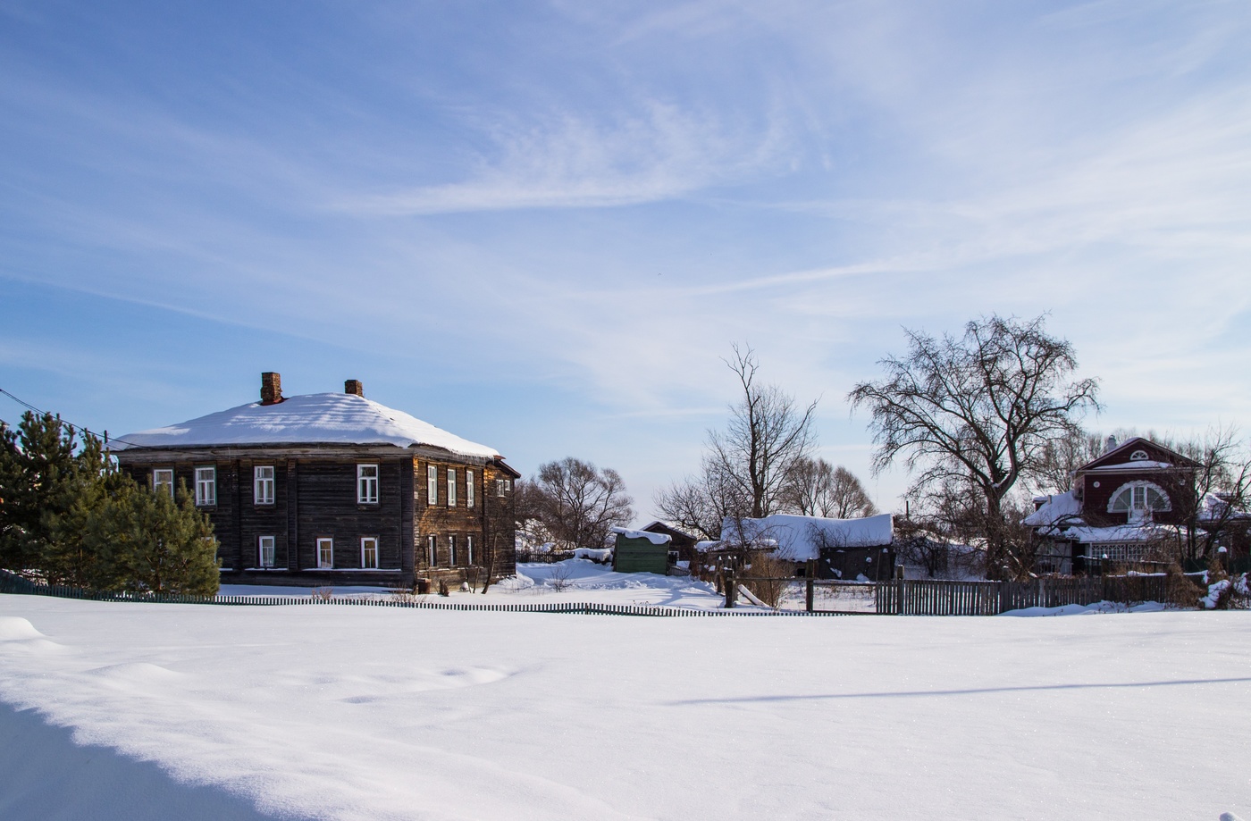 А просто зима...