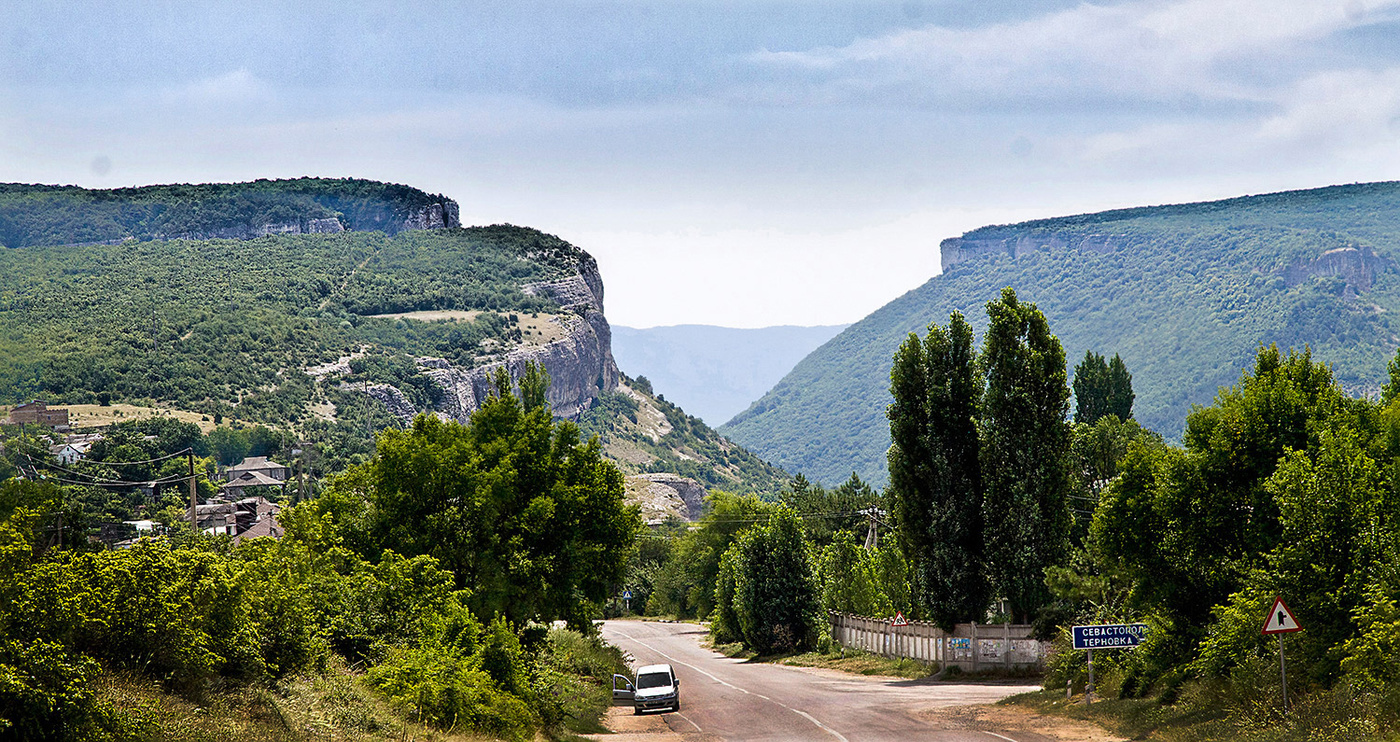 Дорога в Бельбекскую Долину.