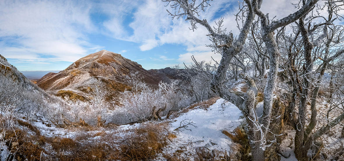 Иней на Бештау
