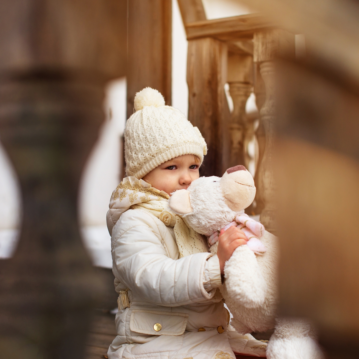 С любимой игрушкой