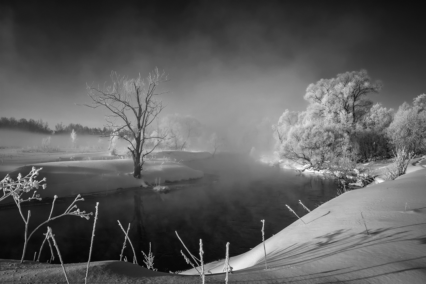 Зима во всей красе.