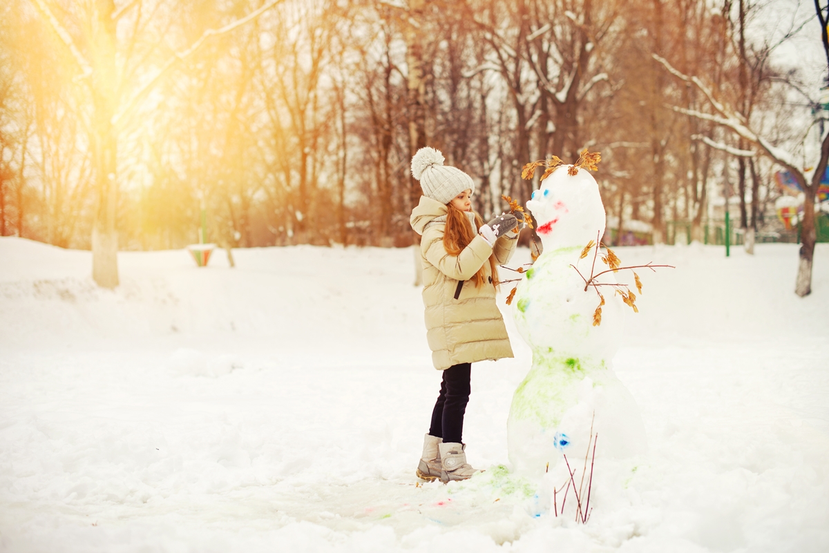 Лиза и снеговик
