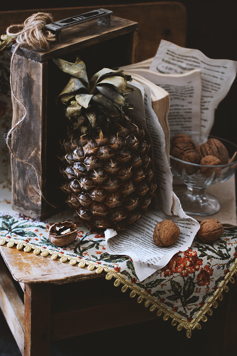 С ананасом...