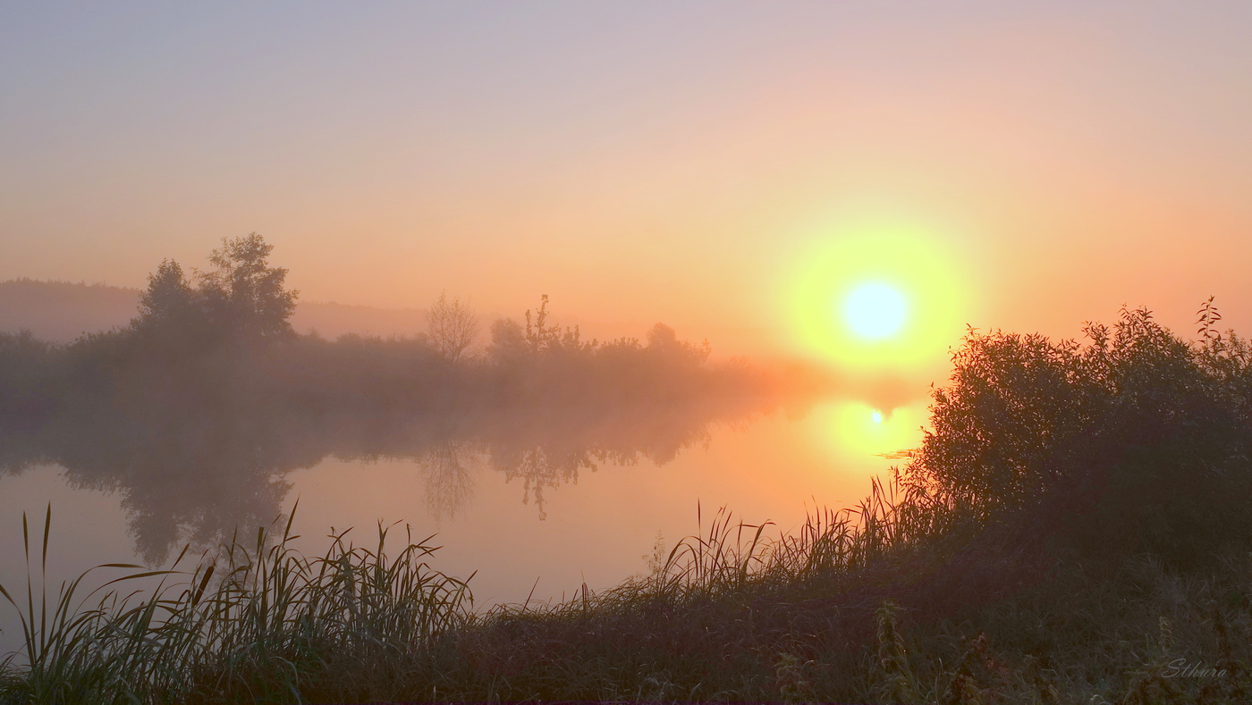 Осенний рассвет.