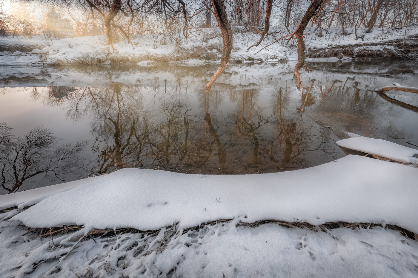 Первые дни марта на Истре
