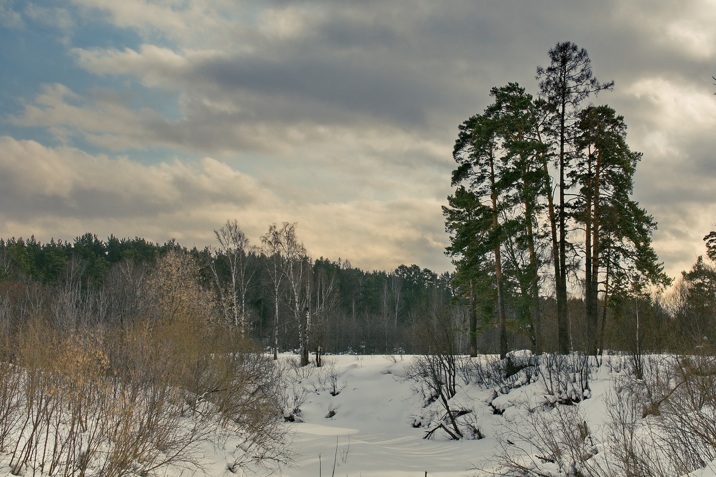 Мартовским днём.