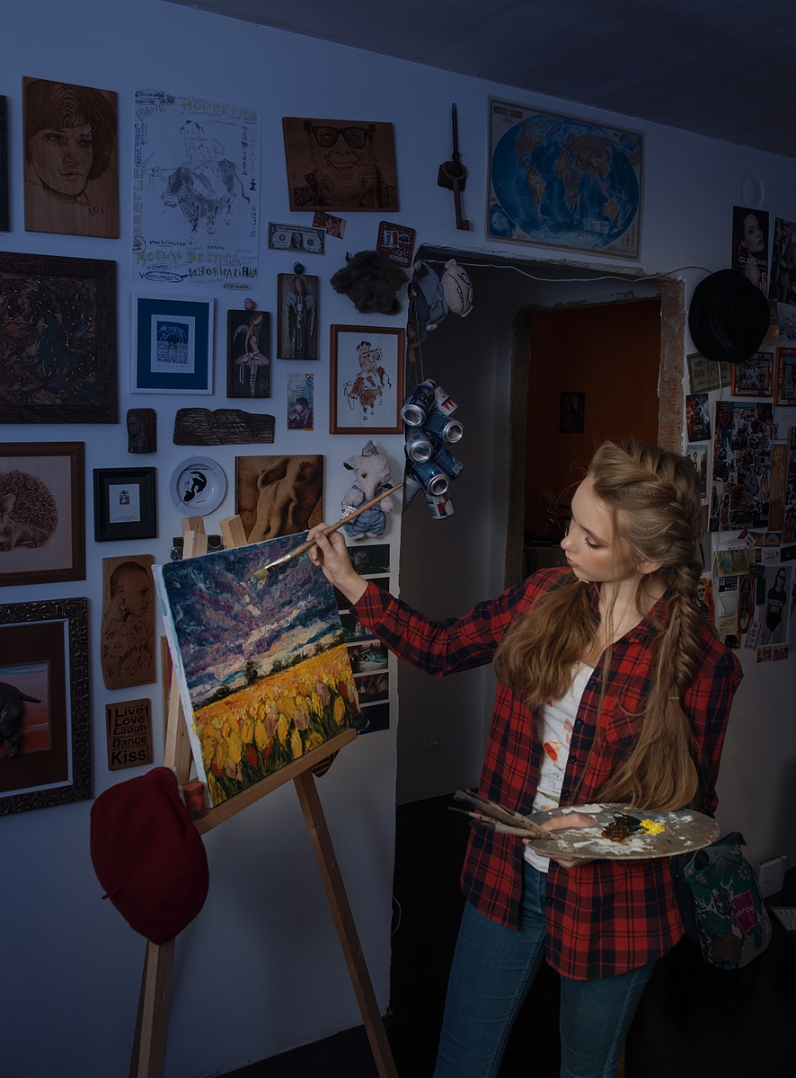 Поле с тюльпанами