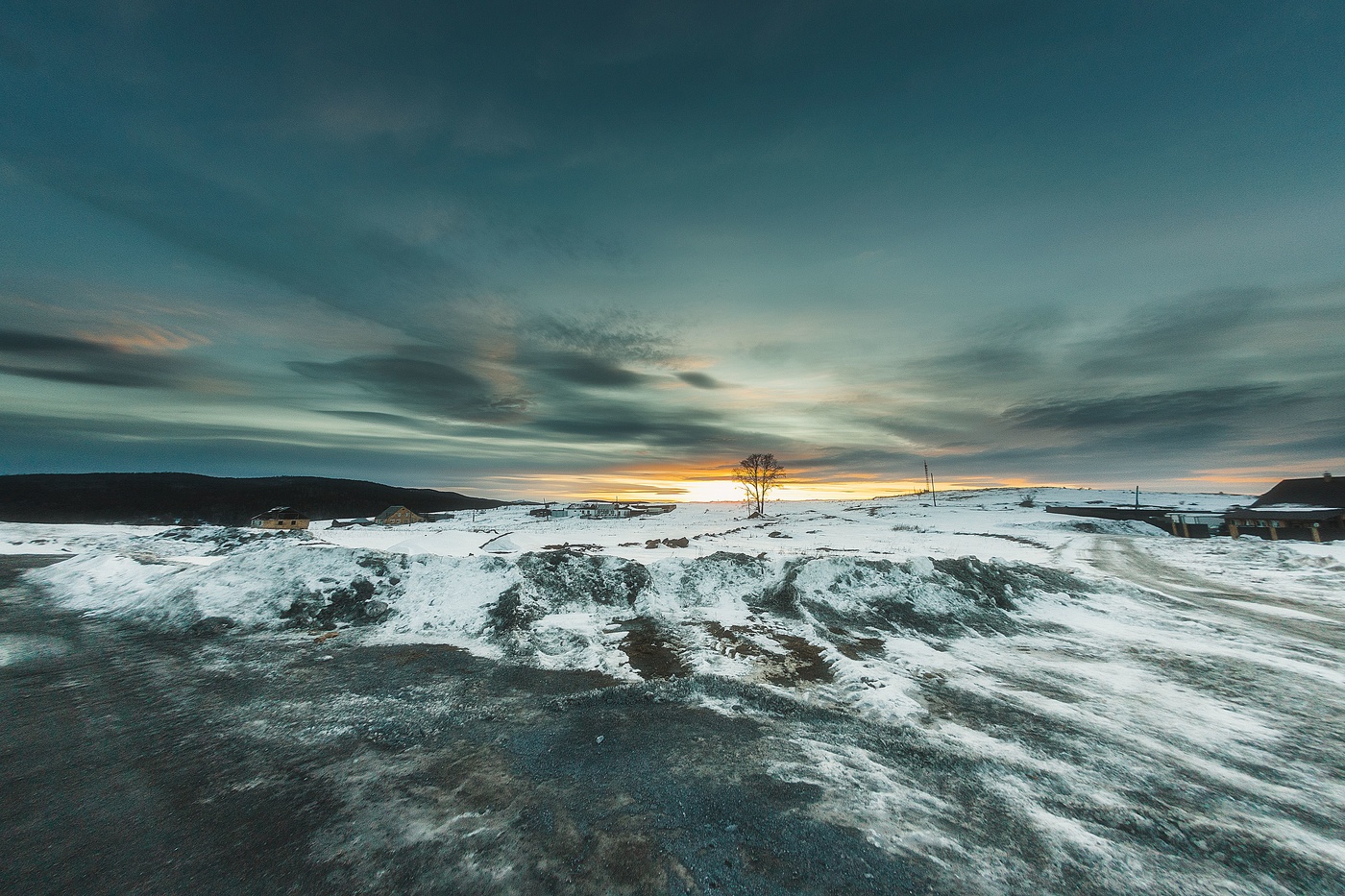 Мрачный закат