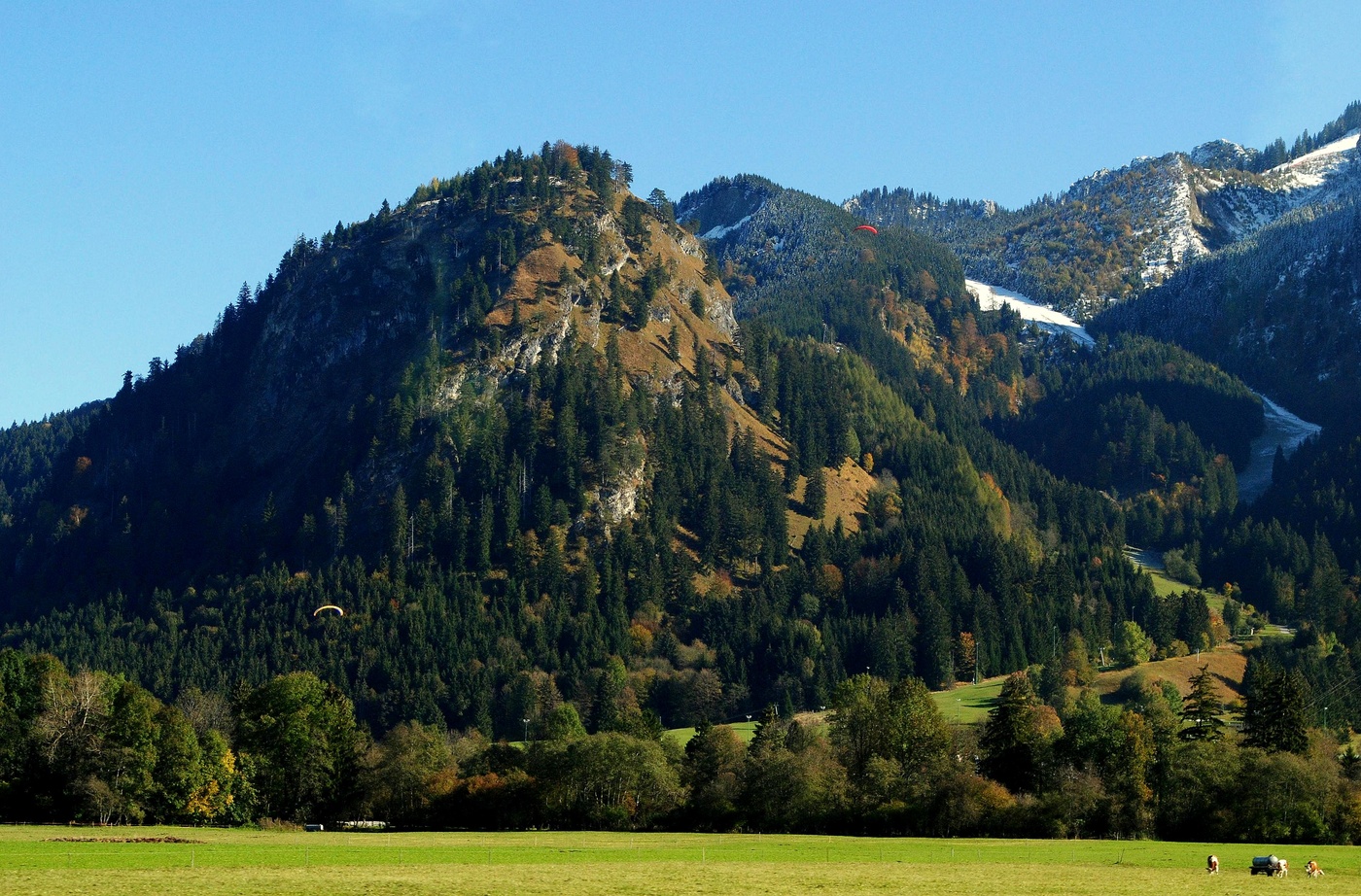 В Баварских Альпах.