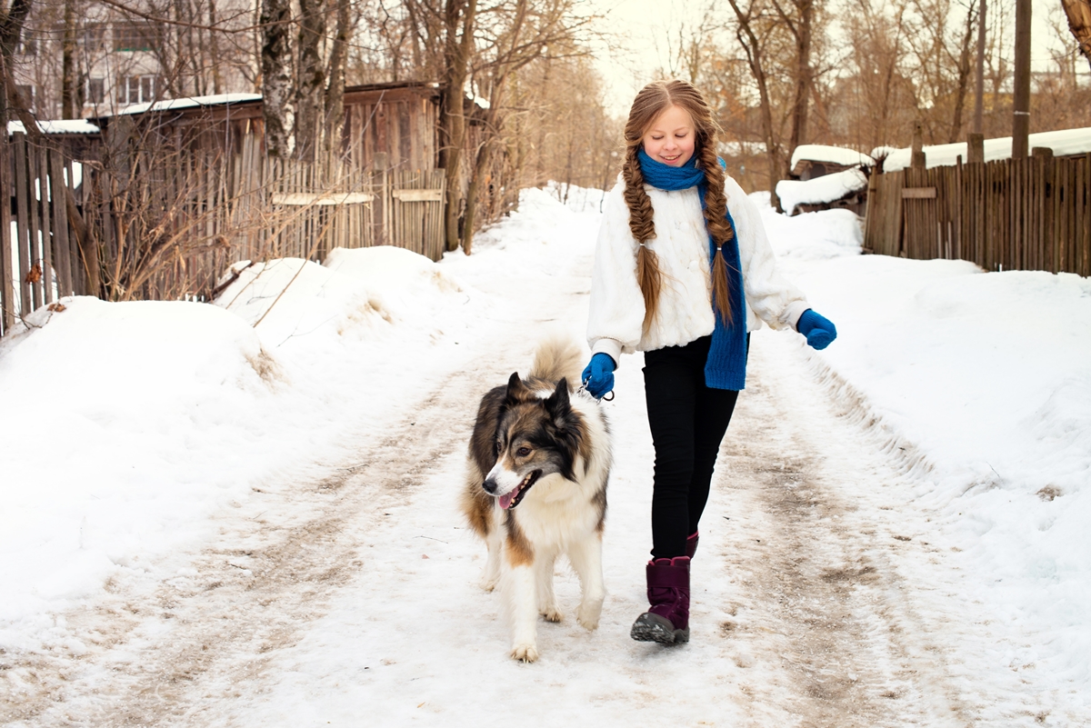 На прогулке с Лорой