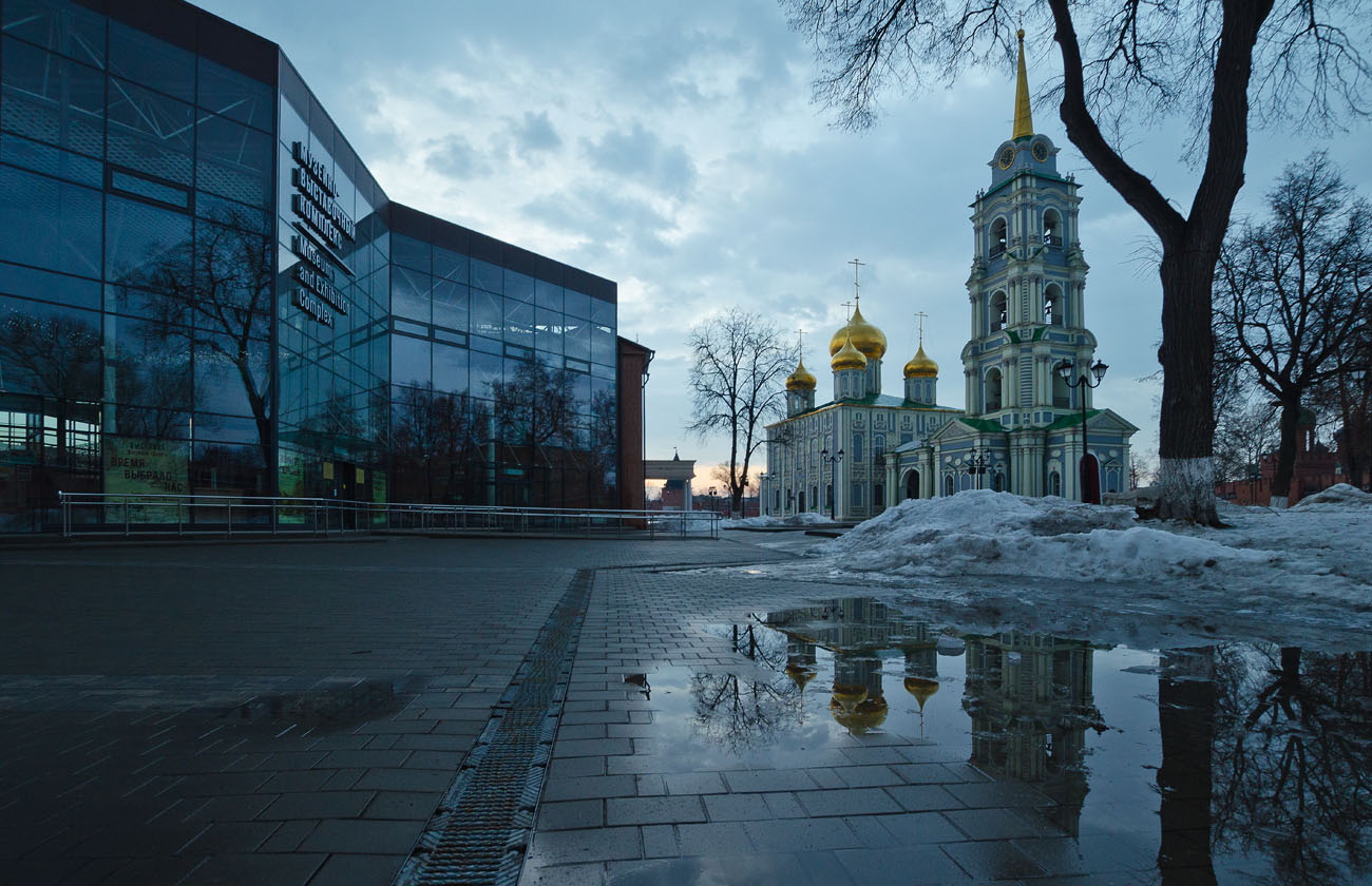 Тульский кремль. Сугробы станут лужами