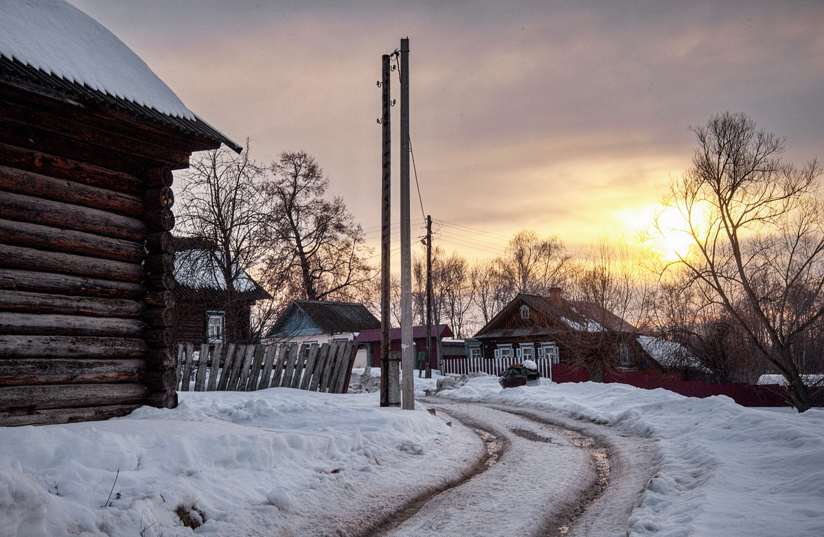 Март. Вечер перед метелью