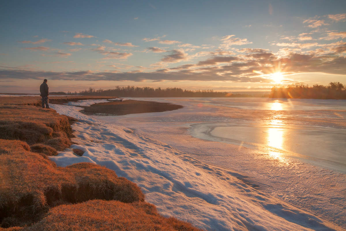 Встречая весеннее утро