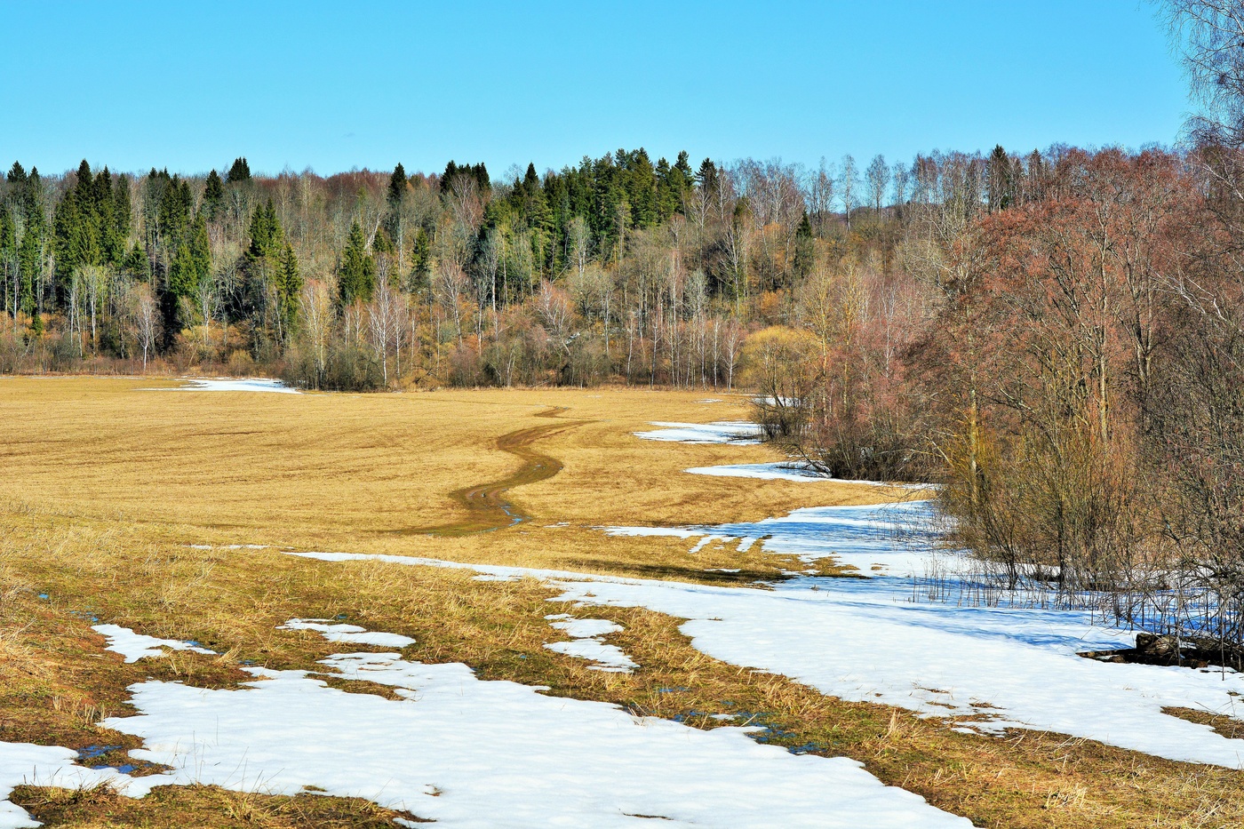 "Вот уж снег последний в поле тает ..."