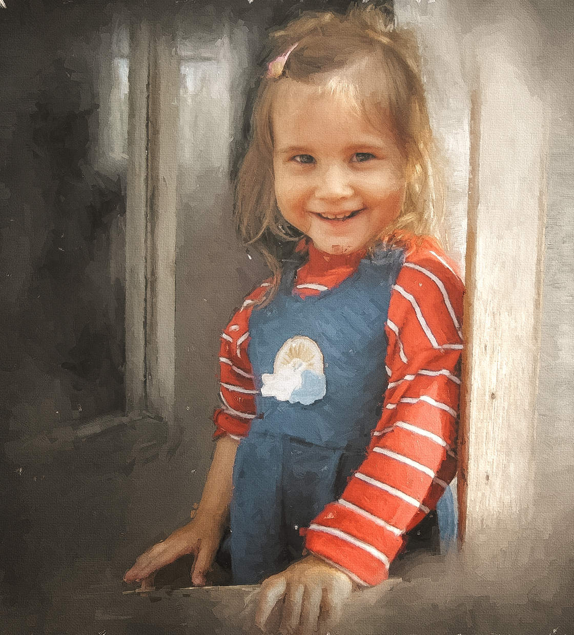 девочка в окне