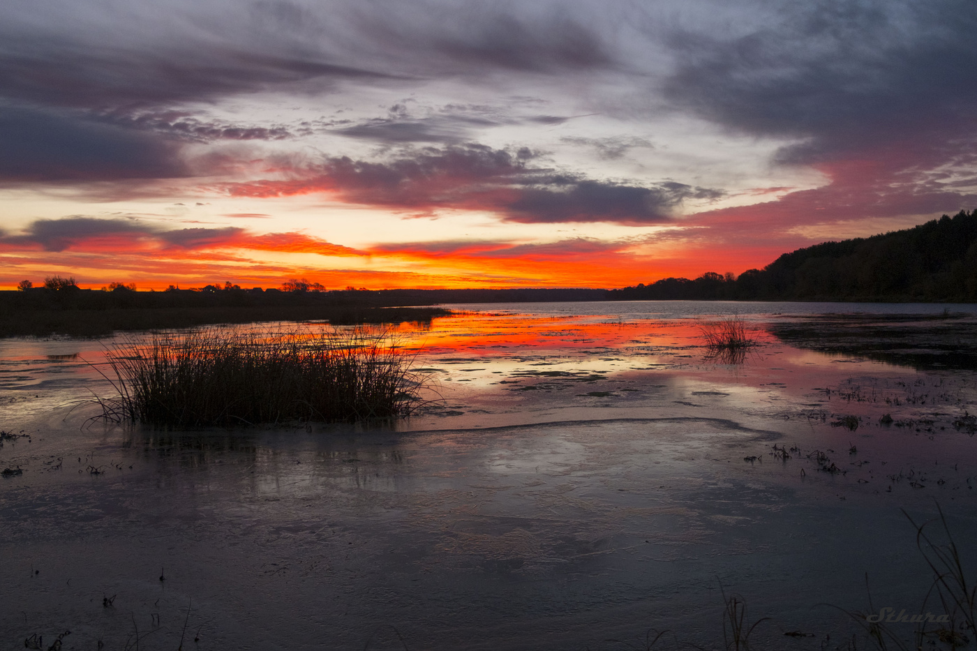Осень. Перед рассветом.