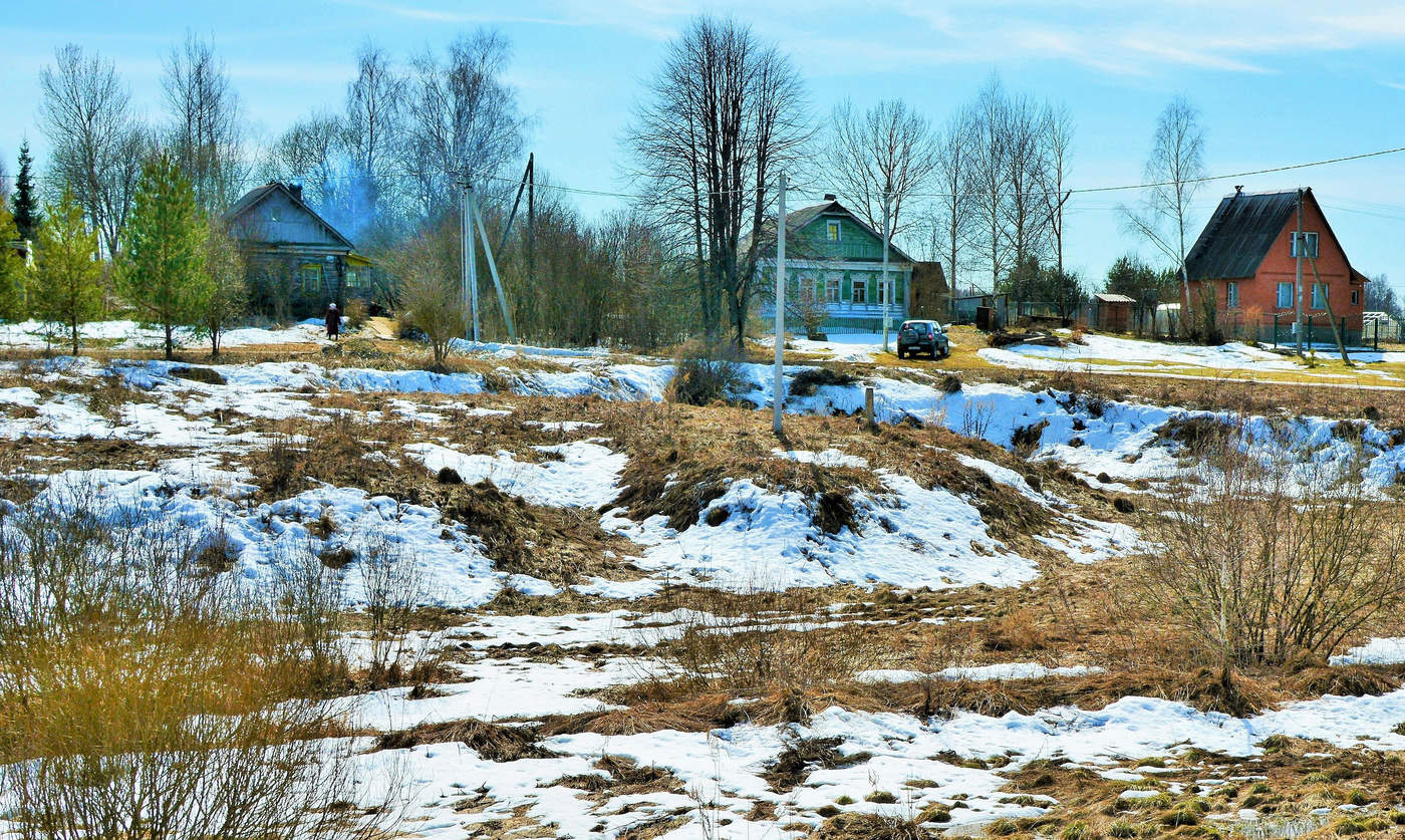 "Опять к нам в деревню приходит весна ..."