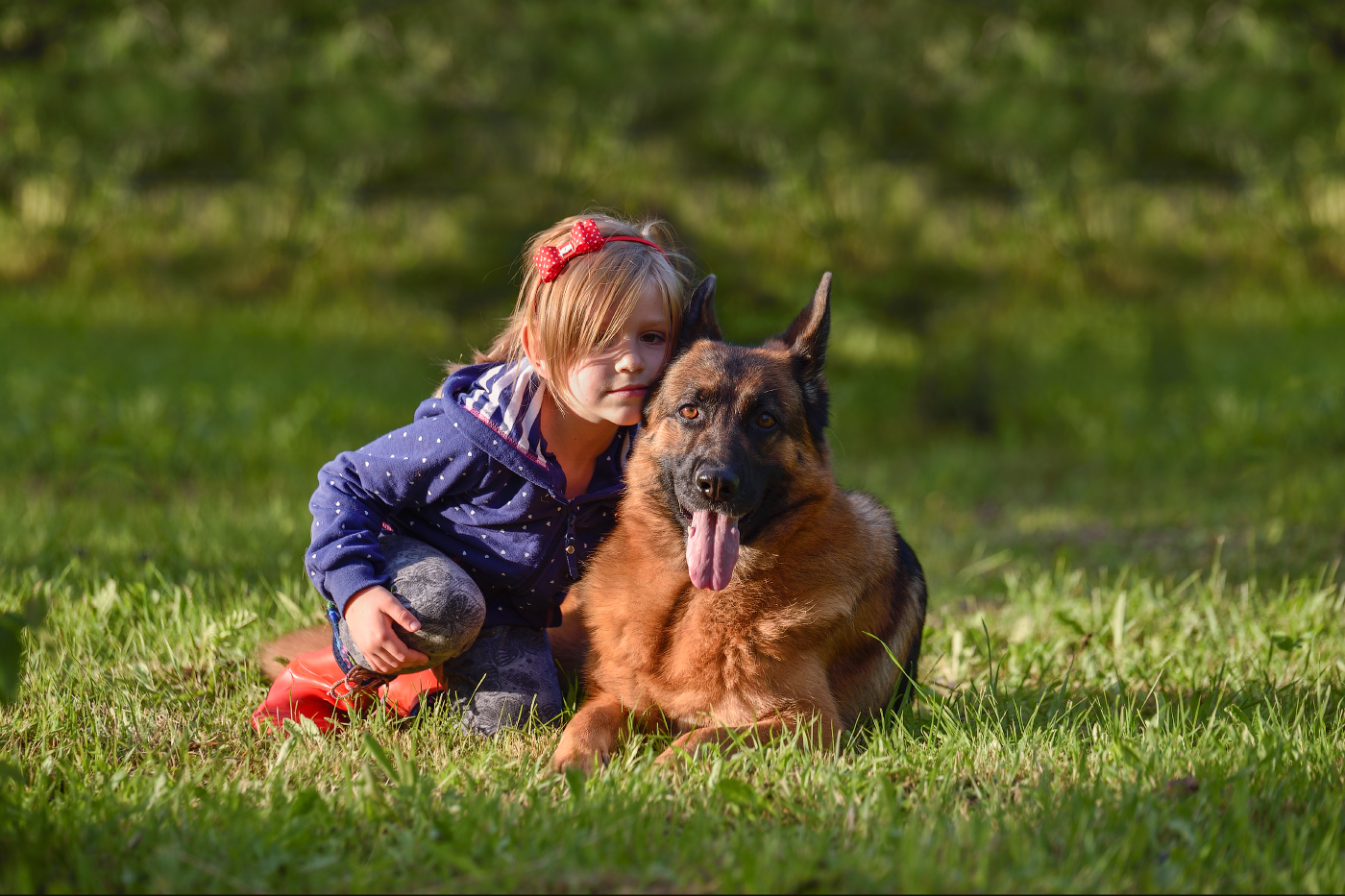 с любимой собакой