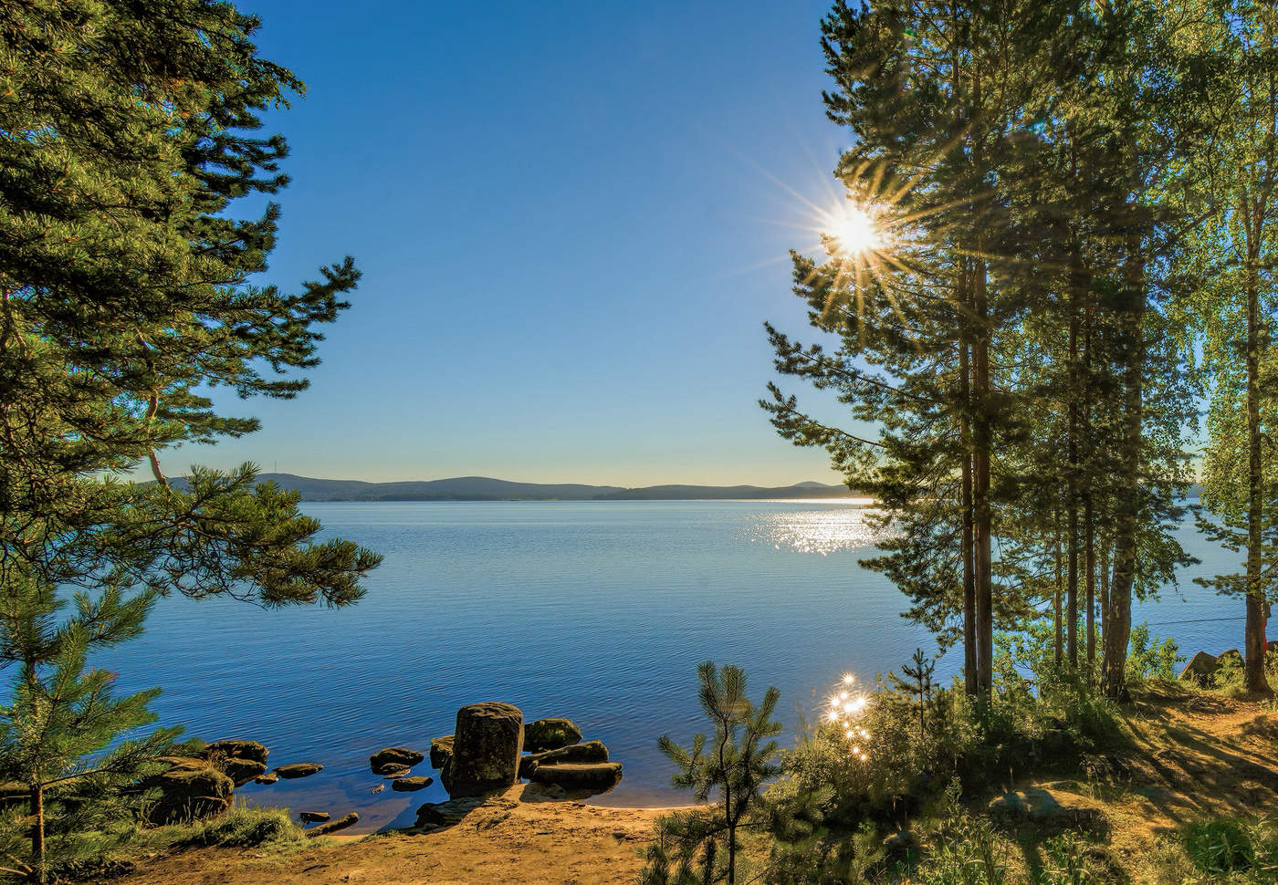 Вид на озеро