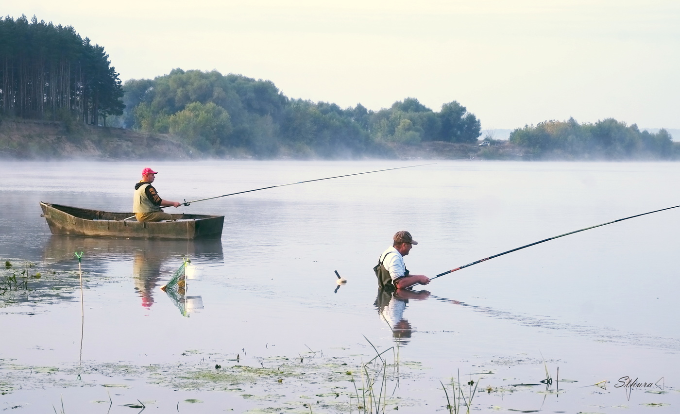 Рыба, держись...