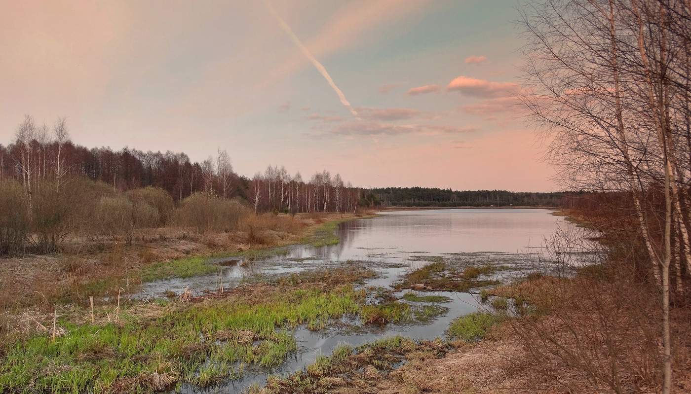 Апрельский вечер перед вербным воскресеньем