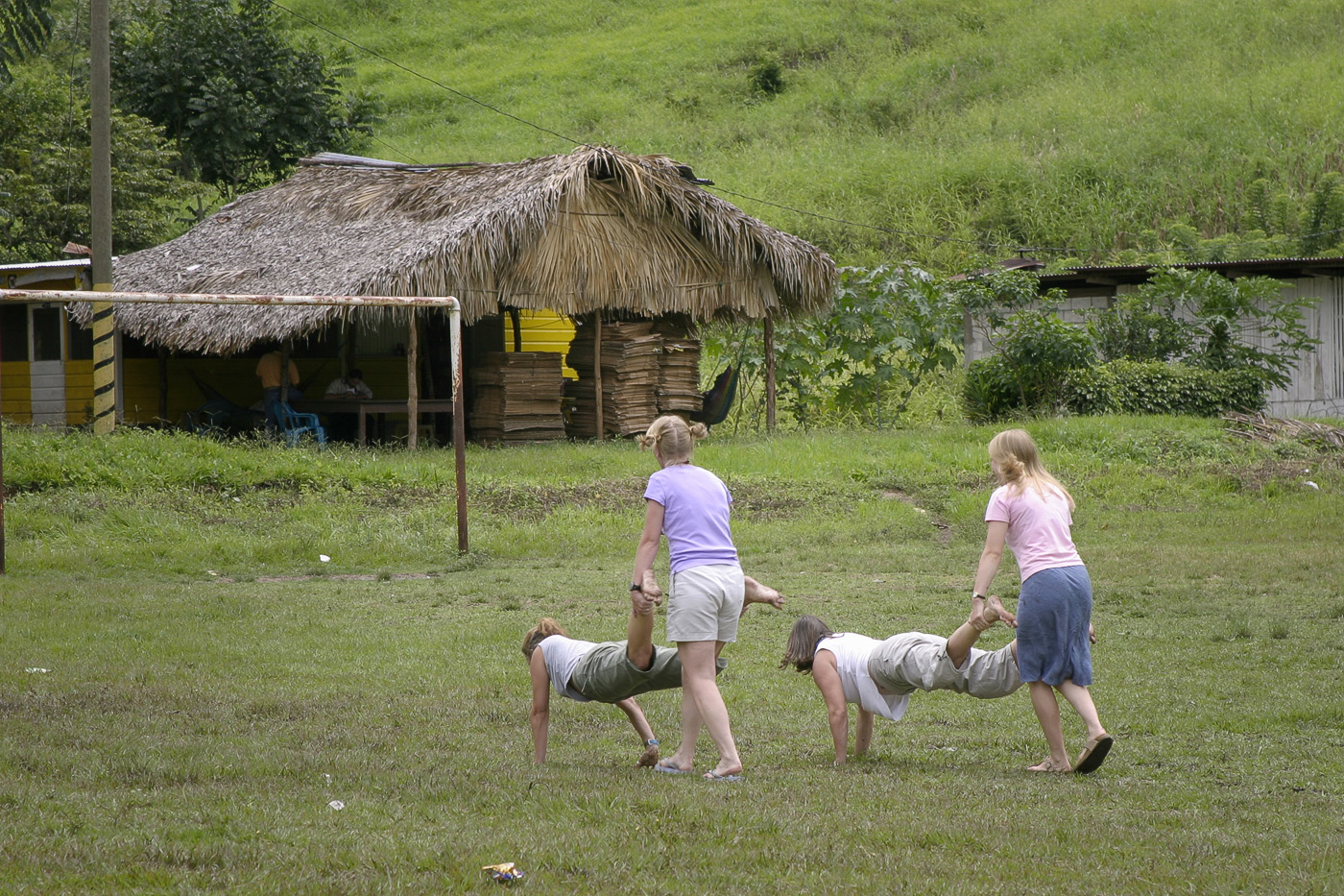 На спортивной базе общества "Трудовые резервы" ;)