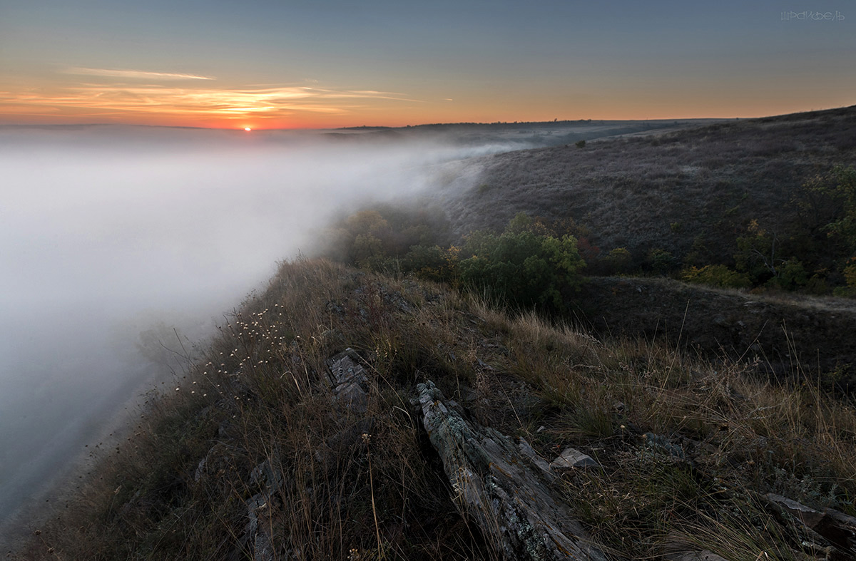 Восход над урочищем Орлинка