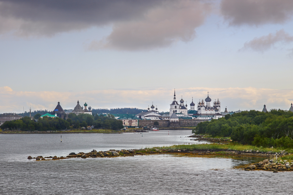 На подходе к Соловкам