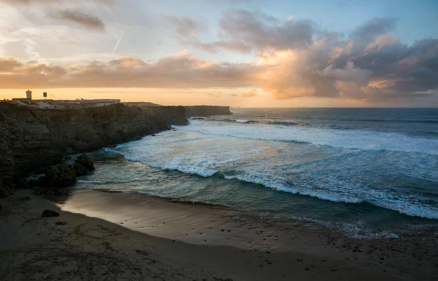 На закате...