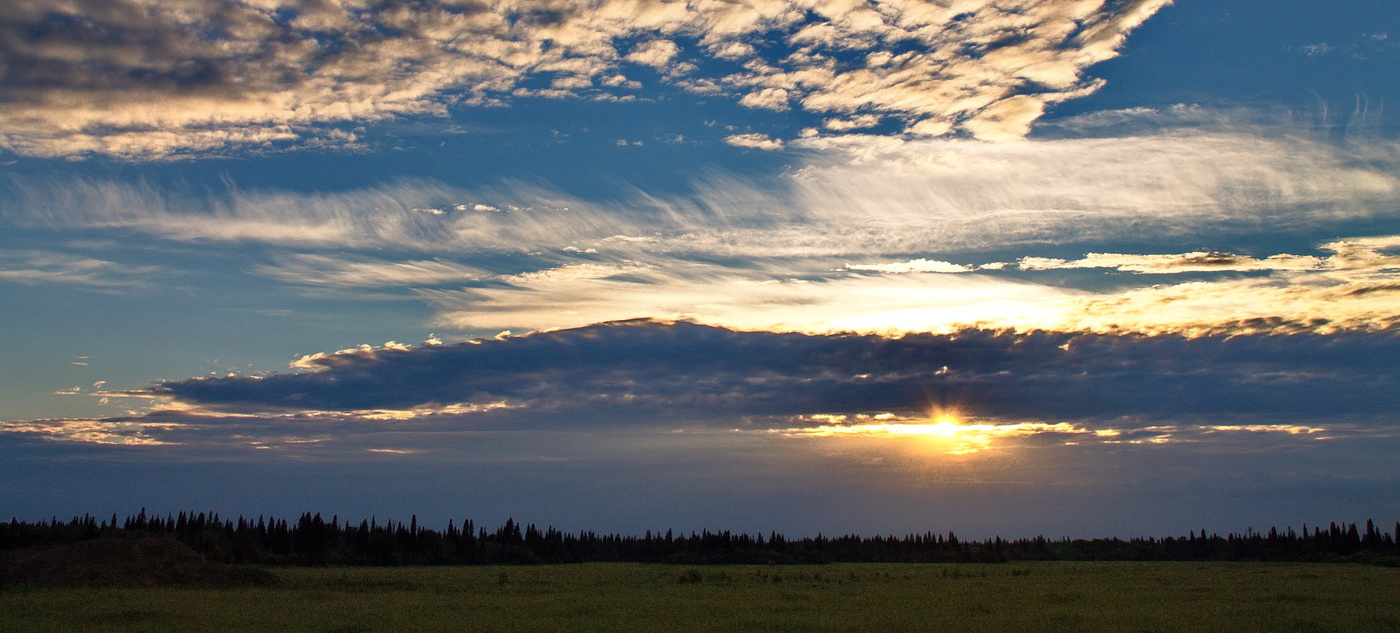 Перед закатом.