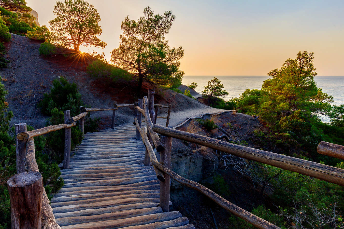 На рассвете