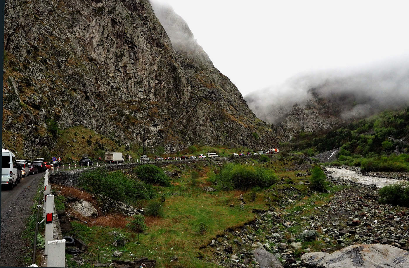 Пересечение границы Россия- Грузия.