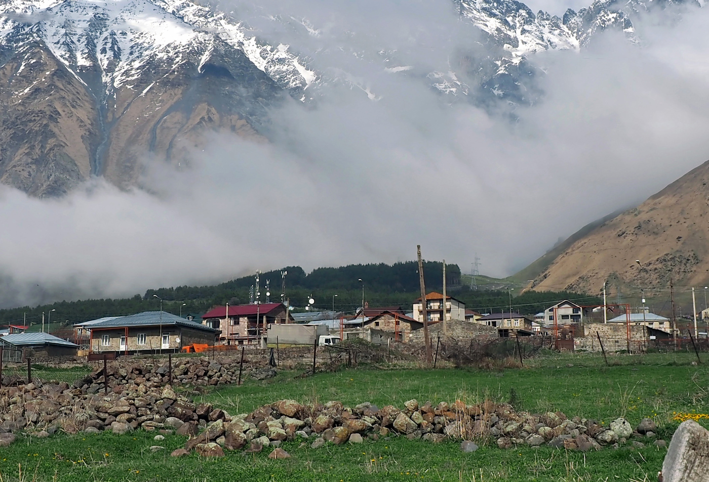 В горах Грузии.
