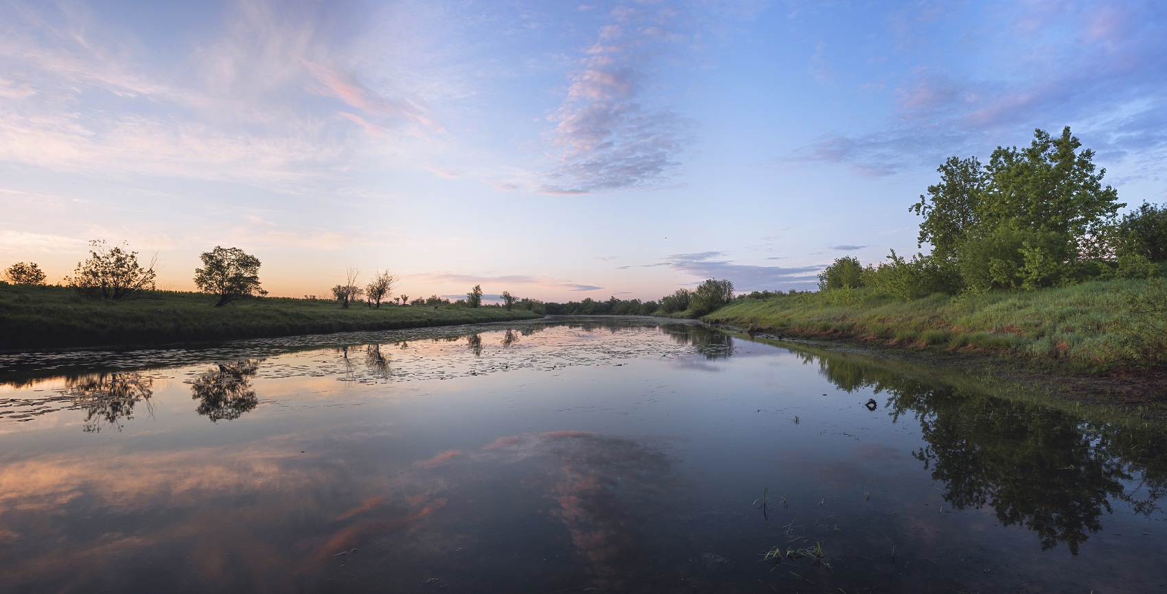 Летнее утро.