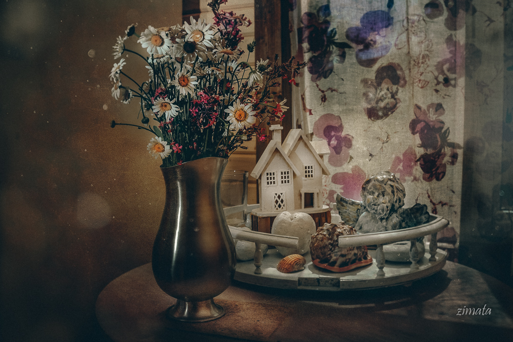 натюрморт с ромашками