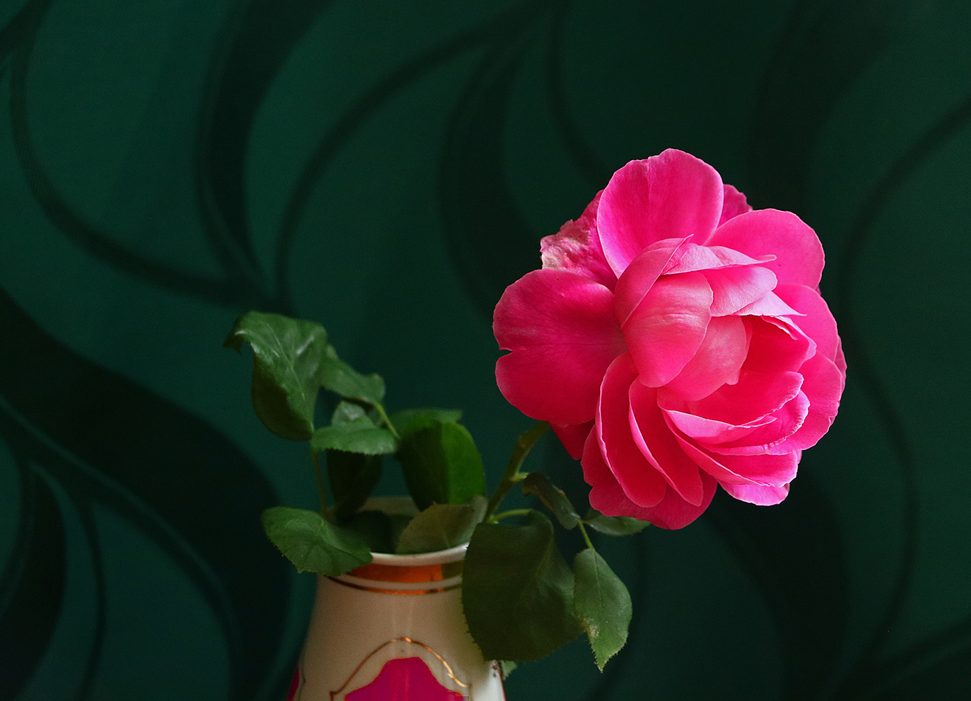 Роза и малахит