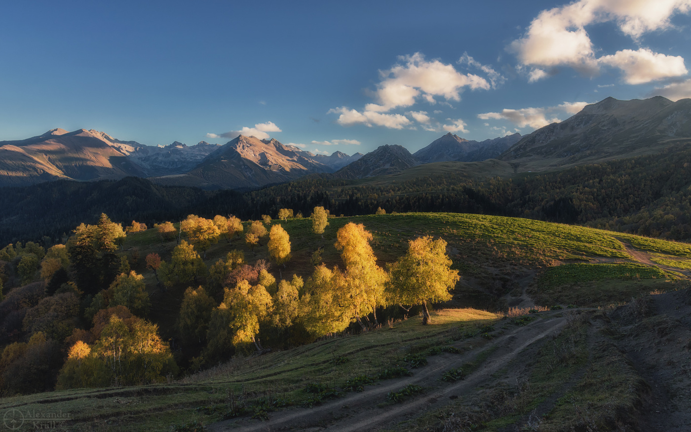 Вечер на перевале...