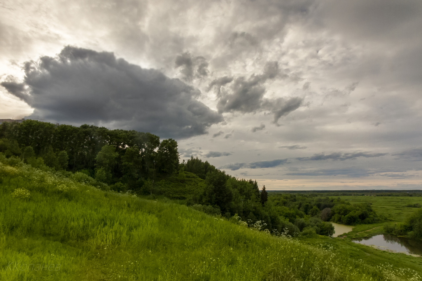 На закате дня