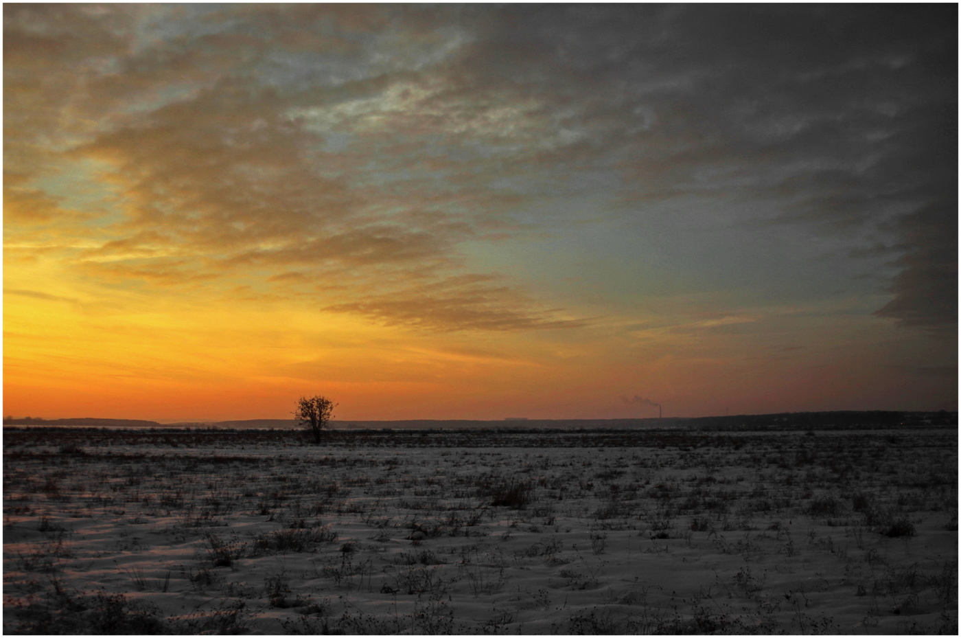 цветной вечер