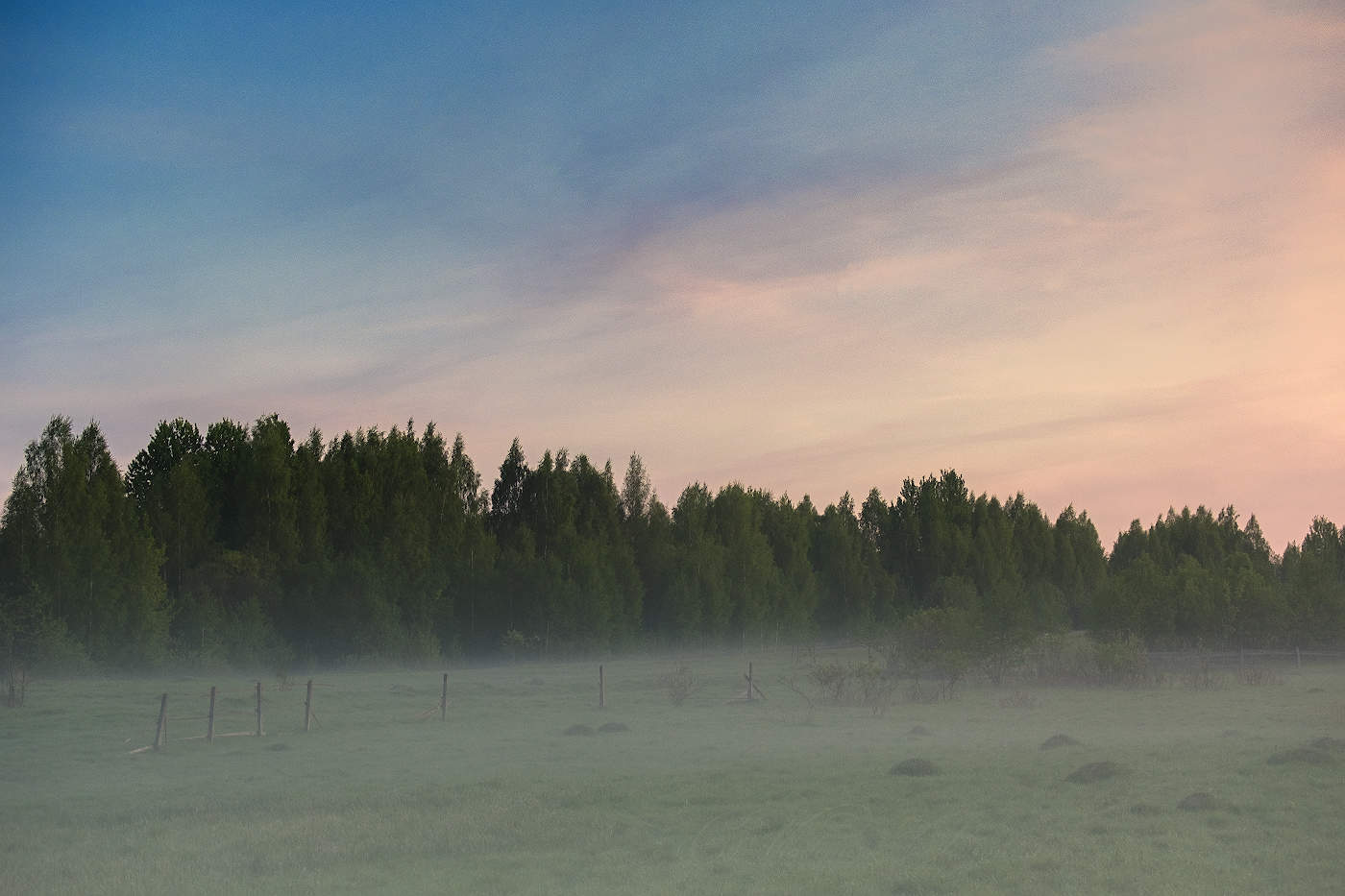 Ломает туман заборы