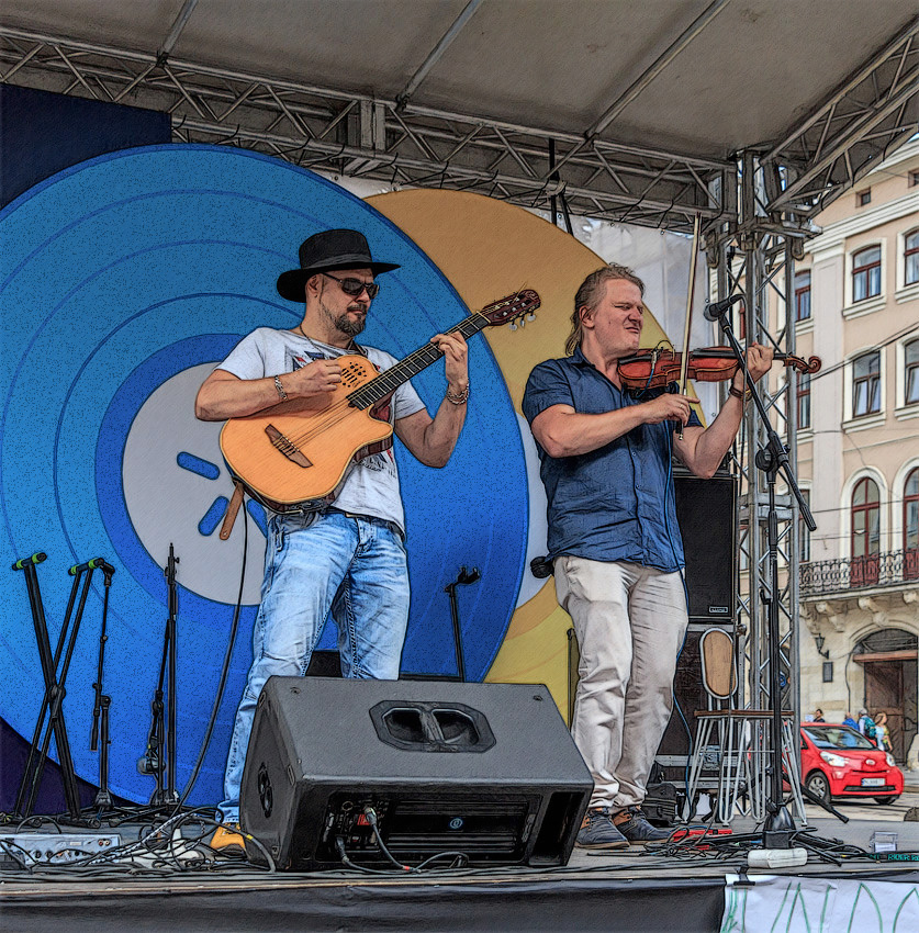 Street music by Leopolis Jazz Fest 2019