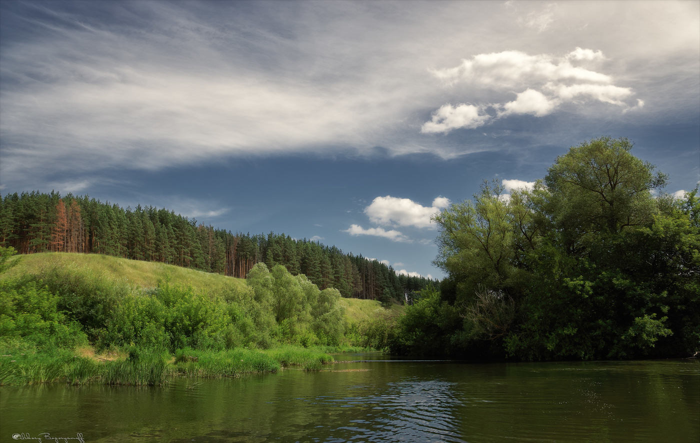 На Окских просторах.