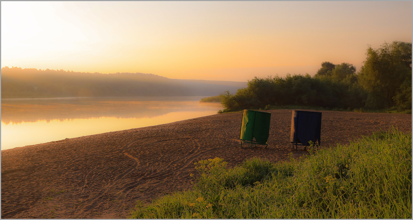 Утренний пляж